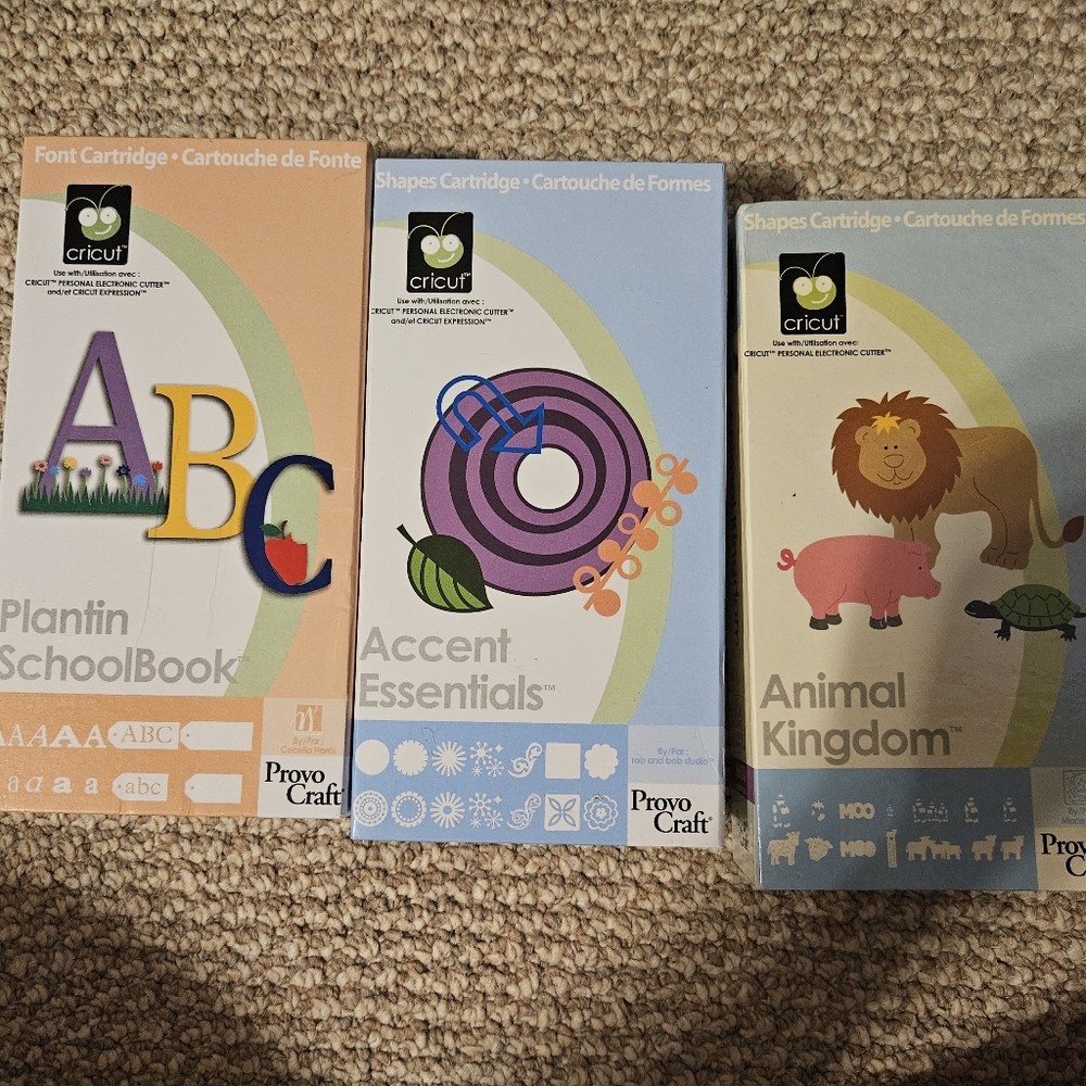 Cricut accent shapes cartridges